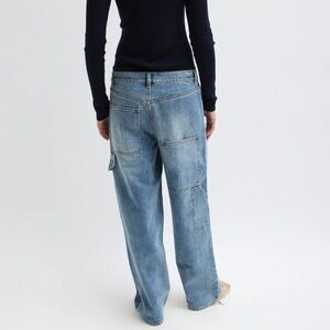 Tibi Classic Denim Slouchy Carpenter Jean